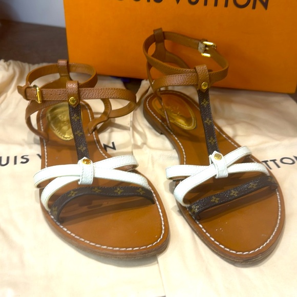 Louis Vuitton Explorer Size 39 Flat Sandals - Picture 2 of 7